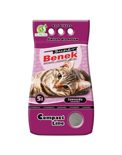 Benek Super compact lavandă 5 L