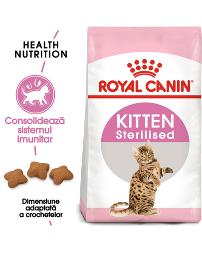 Royal Canin Kitten Sterilised hrana uscata pisica sterilizata junior, 2 kg 