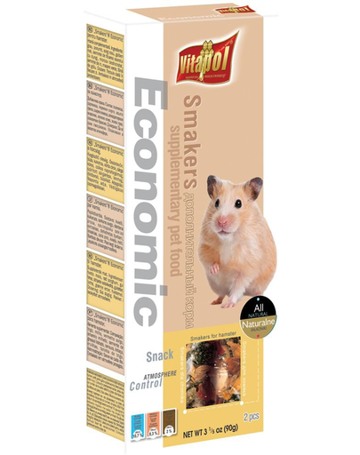 VITAPOL Smakers pentru hamster economic 2 buc.