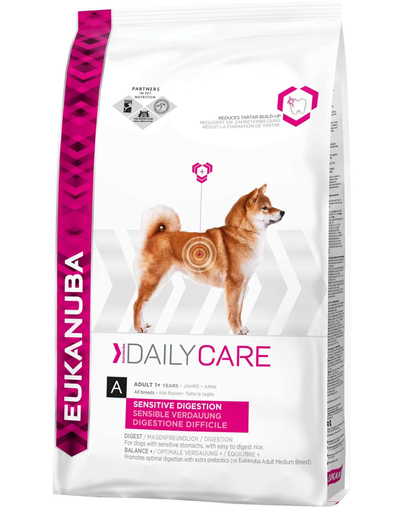 EUKANUBA Daily Care Adult Sensitive Digestion All Breeds Chicken 12.5 kg