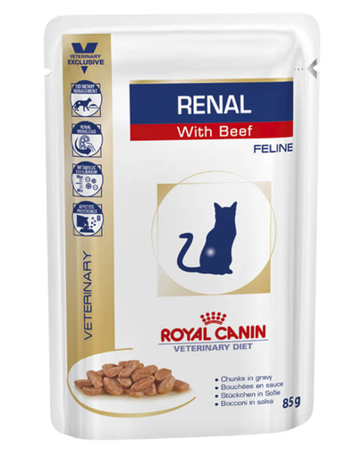 ROYAL CANIN Renal Feline vită 12 x 85 g
