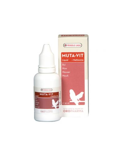 VERSELE-LAGA Muta-Vit Liquid - Preparat cu vitamine pentru perioada de năpârlire 30ml