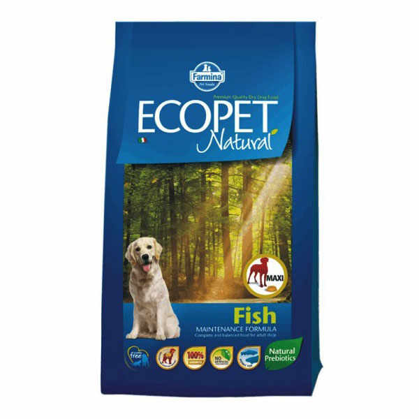 Ecopet Natural Dog Adult Maxi Fish 12 Kg