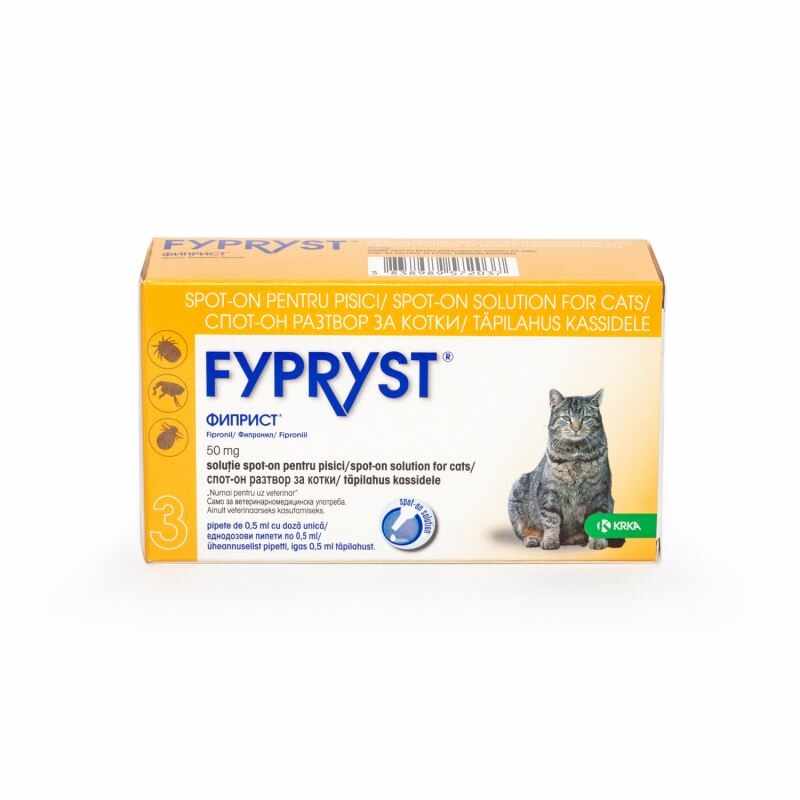 Fypryst Cat Spot On 50 mg, 3 pipete