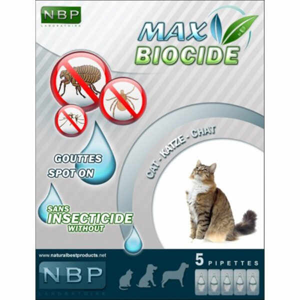 NBP Pipete antiparazitare pisici 5 buc