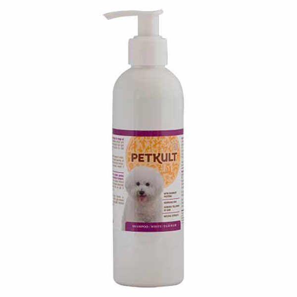 Petkult Shampoo White - Fair Hair, 250 ml