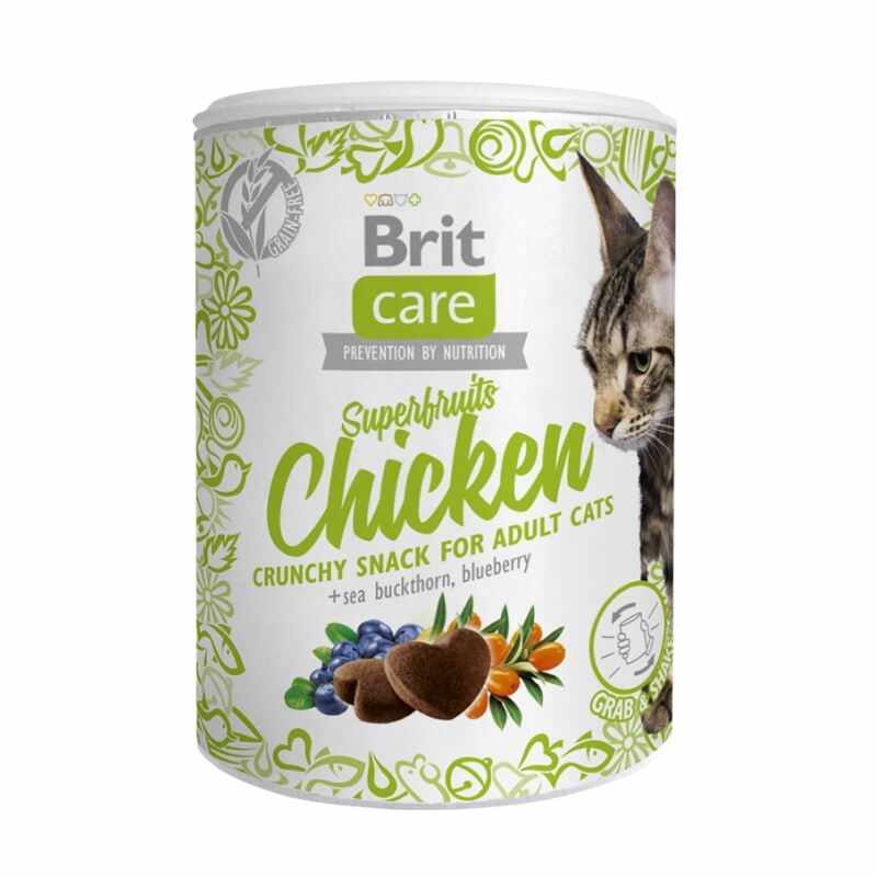 Brit Care Cat Snack Superfruits Chicken, 100 g