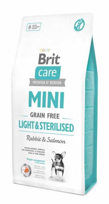 Brit Care Mini Grain Free Light and Sterilised, 7 kg