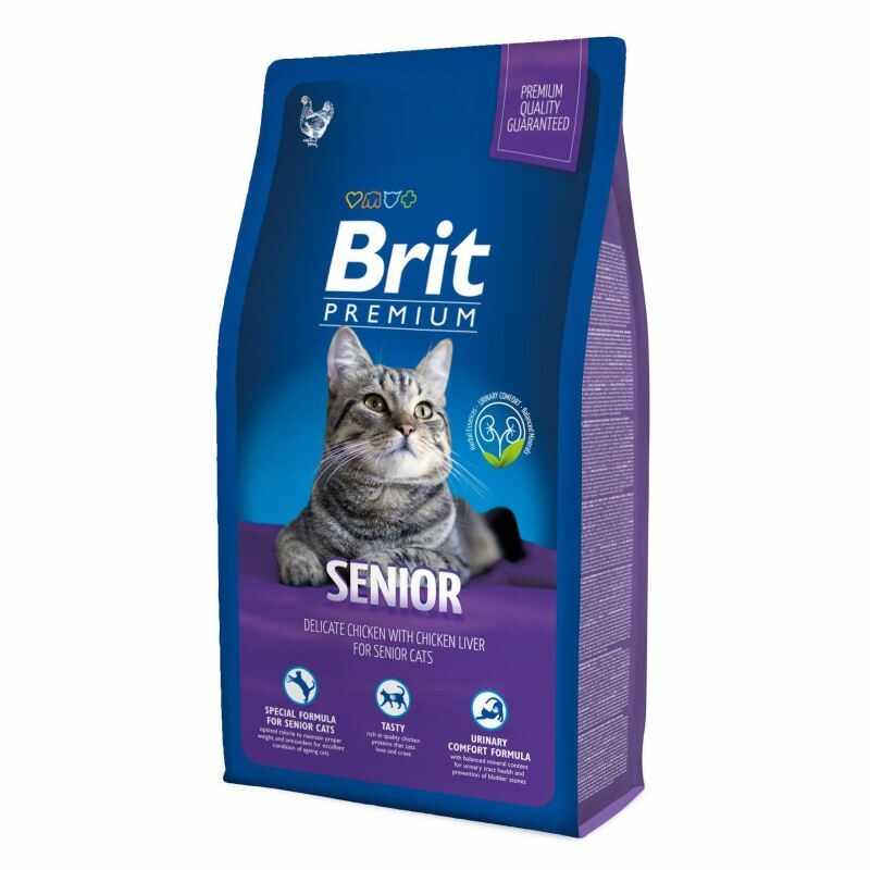 Brit Premium Cat Senior, 8 kg