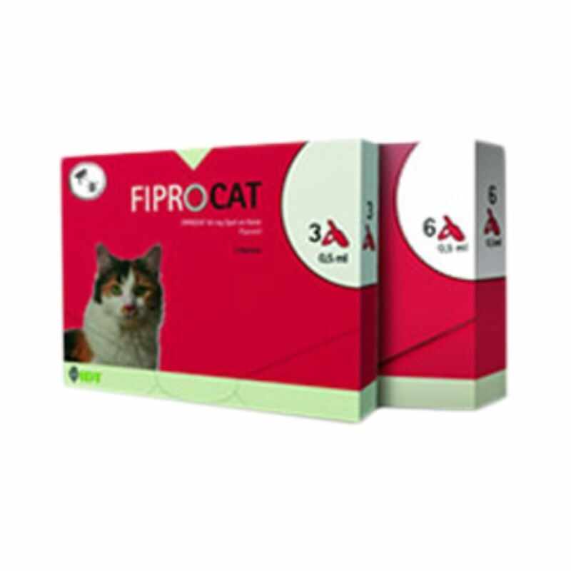 FIPRO CAT 50 mg, 3 pipete