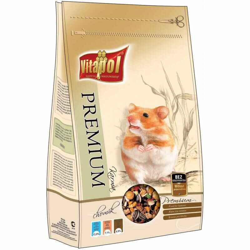 Hrana premium hamsteri Vitalpol, 900 g