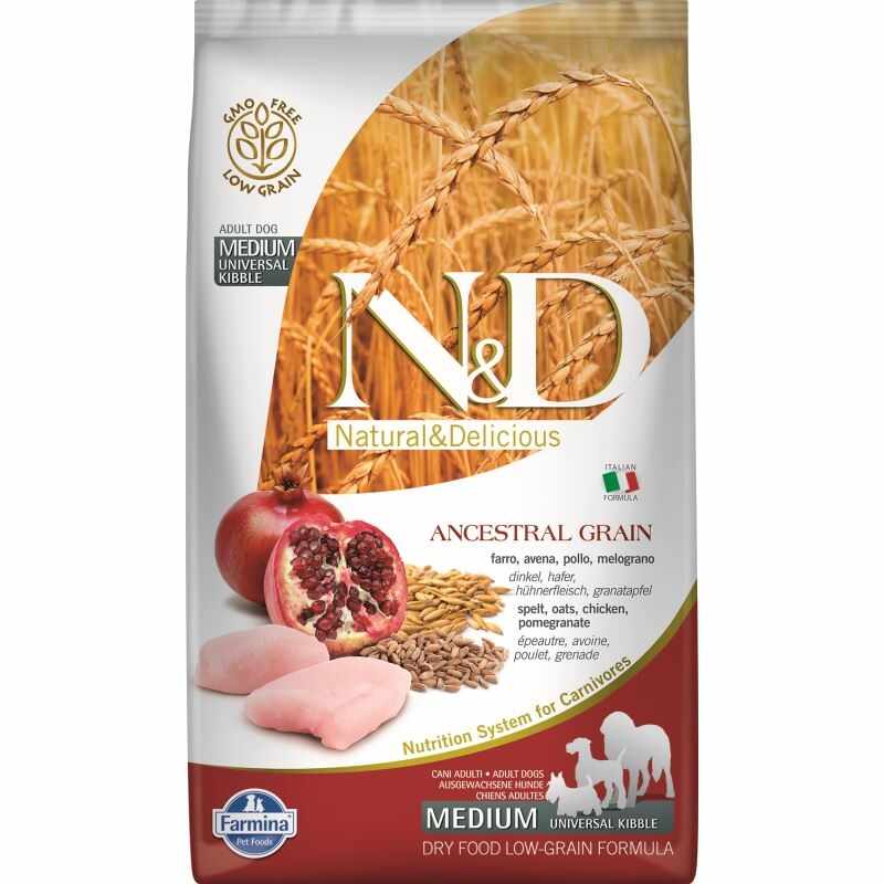 N&D Low Grain Chicken and Pomegranate Adult Medium, 2.5 kg