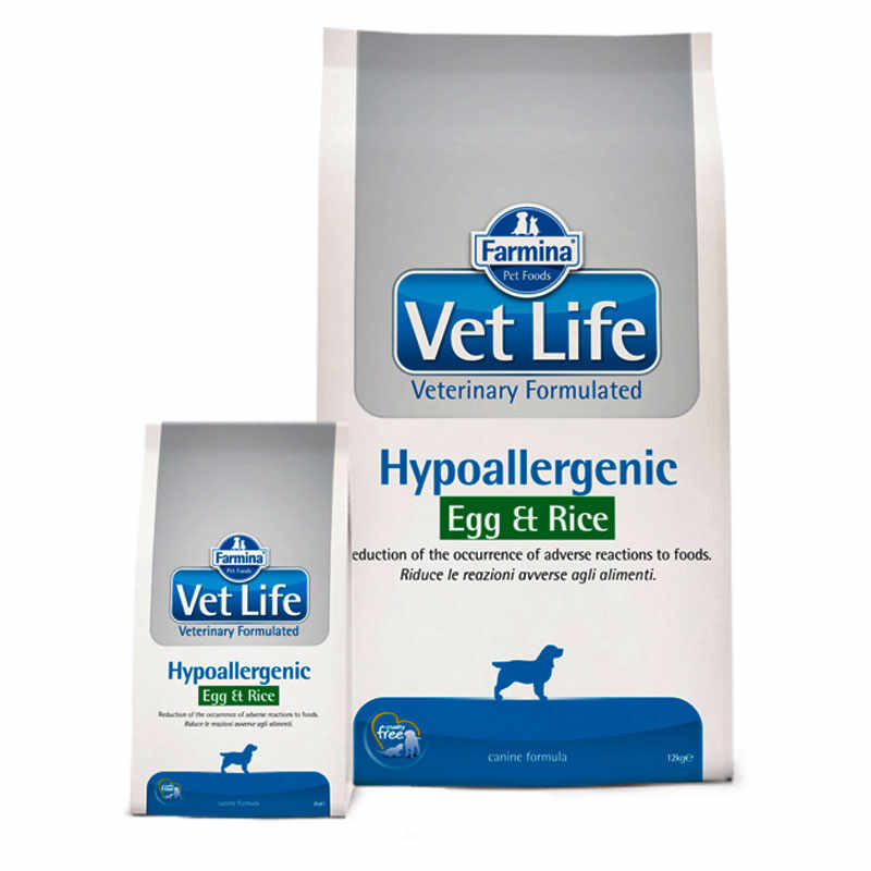 Vet Life Dog Hypoallergenic Egg & Rice 2 kg