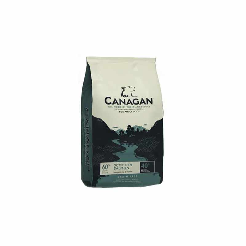 Canagan Grain Free cu Somon, 2 kg