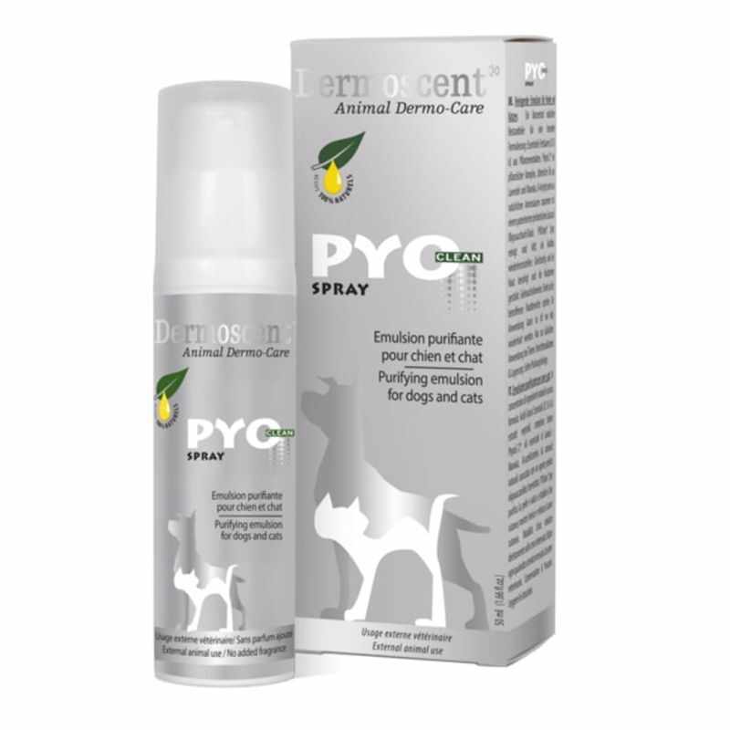 Dermoscent Pyoclean Spray for Dogs and Cats, 50 ml