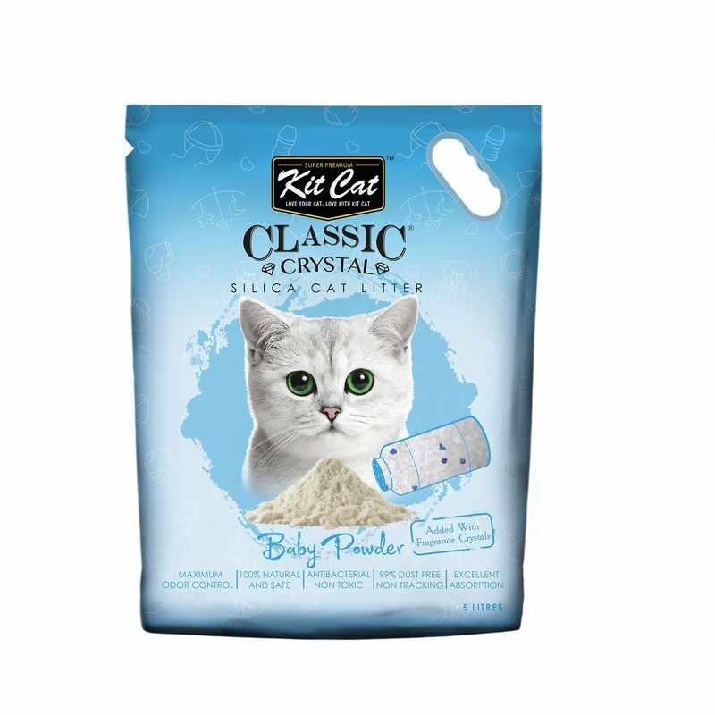 Kit Cat Classic Crystal Baby Powder, 5 l