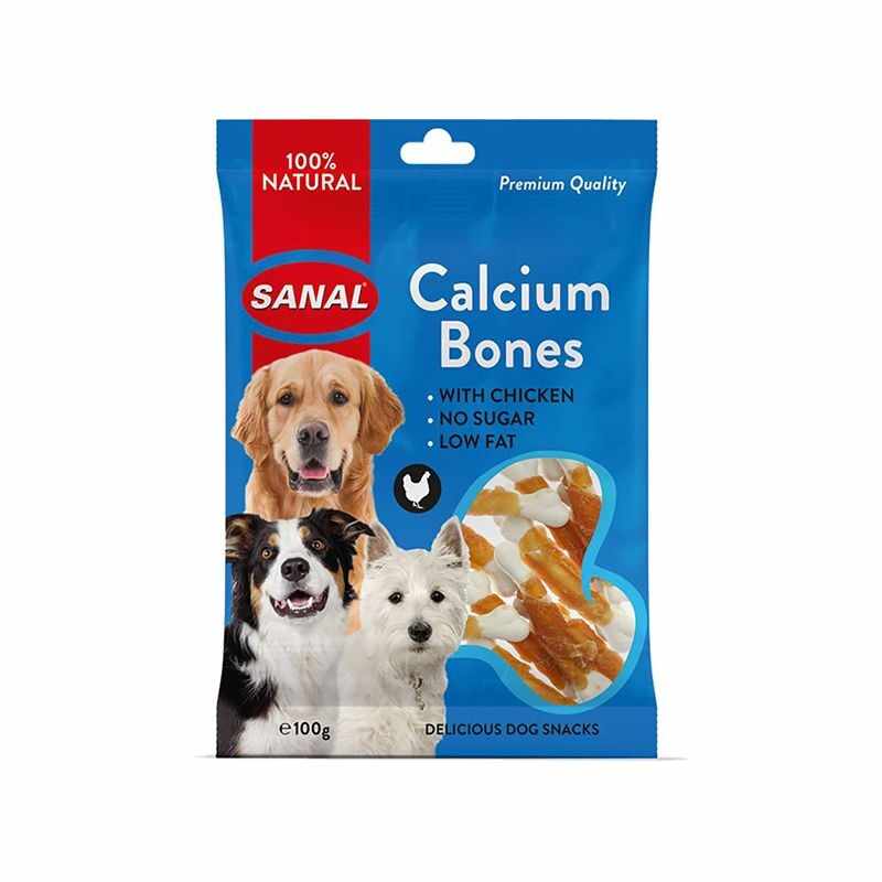 Sanal Dog Calcium Bones, 100 g