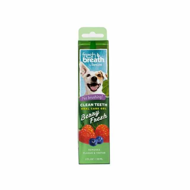 Tropiclean Fresh Breath Oral Care Gel Berry Fresh, 59 ml