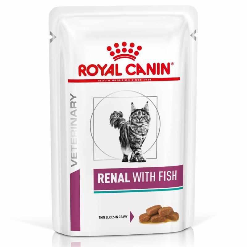 Royal Canin Renal with Fish, 1 plic x 85 g