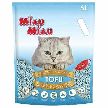 Asternut Miau Miau Tofu Baby Powder, 6 L