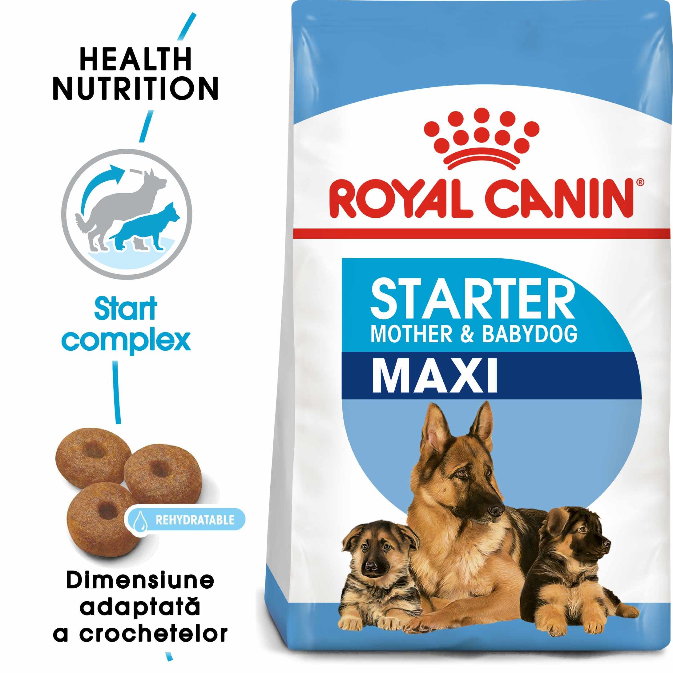 Royal Canin Maxi Starter Mother & Babydog, mama si puiul, hrana uscata caine