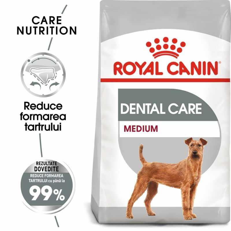 Royal Canin Medium Dental Care Adult hrana uscata caine, reducerea formarii tartrului