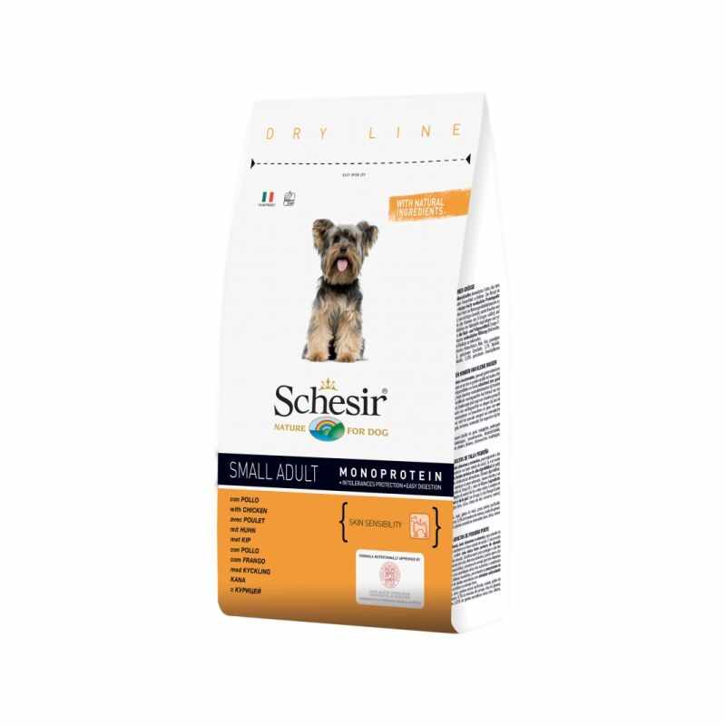 Schesir Dog, Dry Small Monoprotein Pui, 800 g