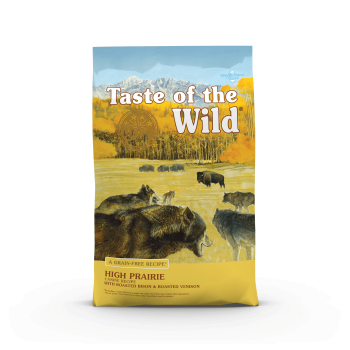TASTE OF THE WILD High Prairie, Bizon și Vânat, hrană uscată fără cereale câini, 12.2kg