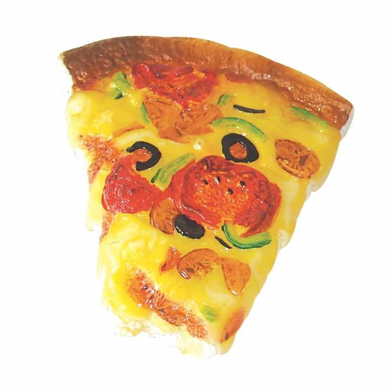 Jucarie pizza din vinil, Mon Petit Ami, 14x12x3 cm