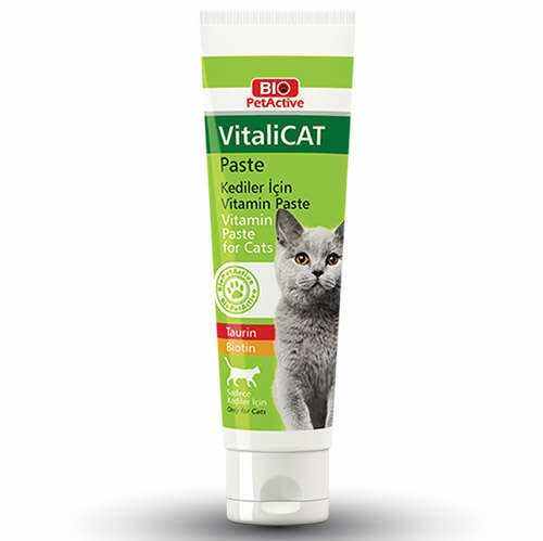Pasta cu vitamine pentru pisici, Bio PetActive Vitali Cat Paste, 100 ml