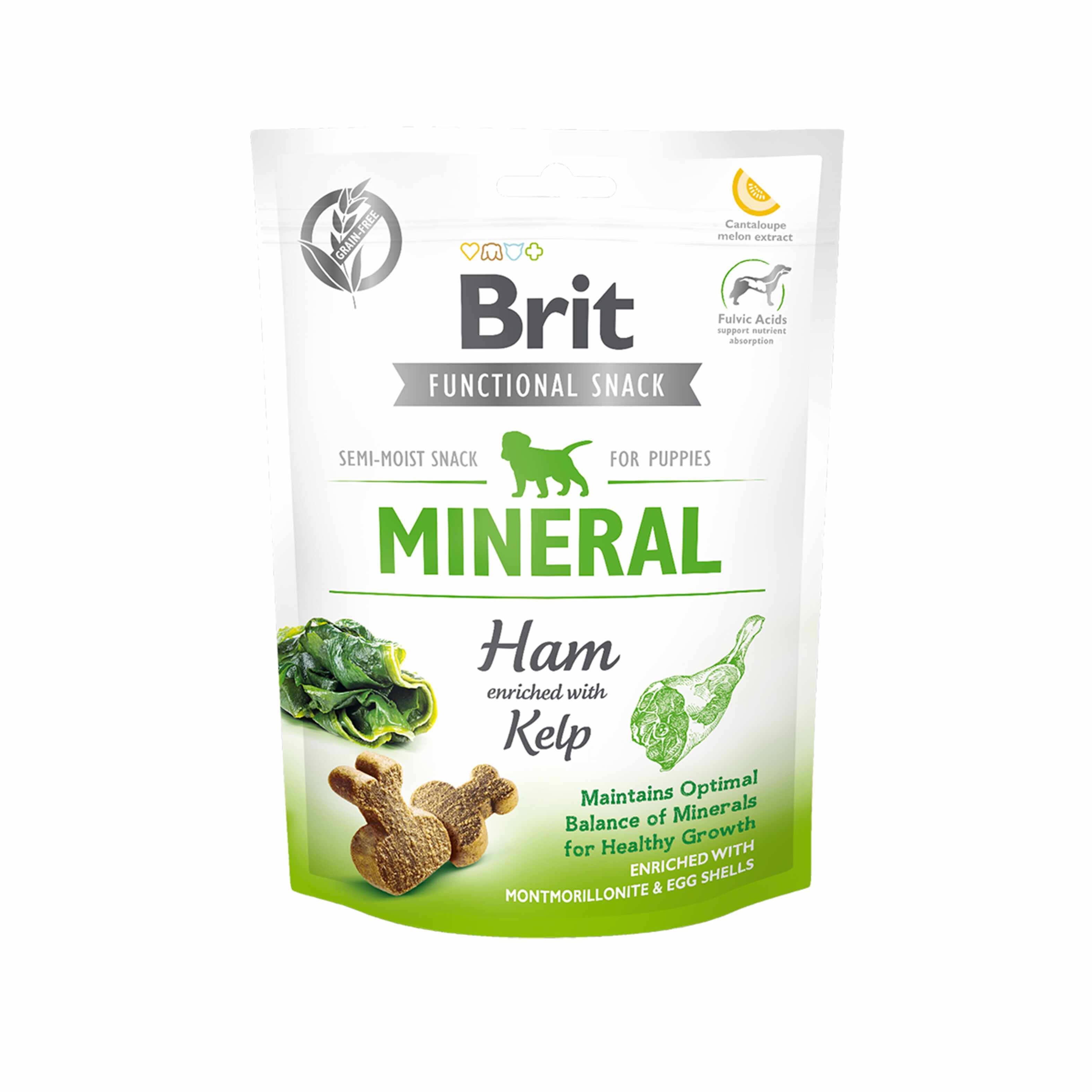 Brit Care Dog Snack Mineral Ham for Puppies, 150 g