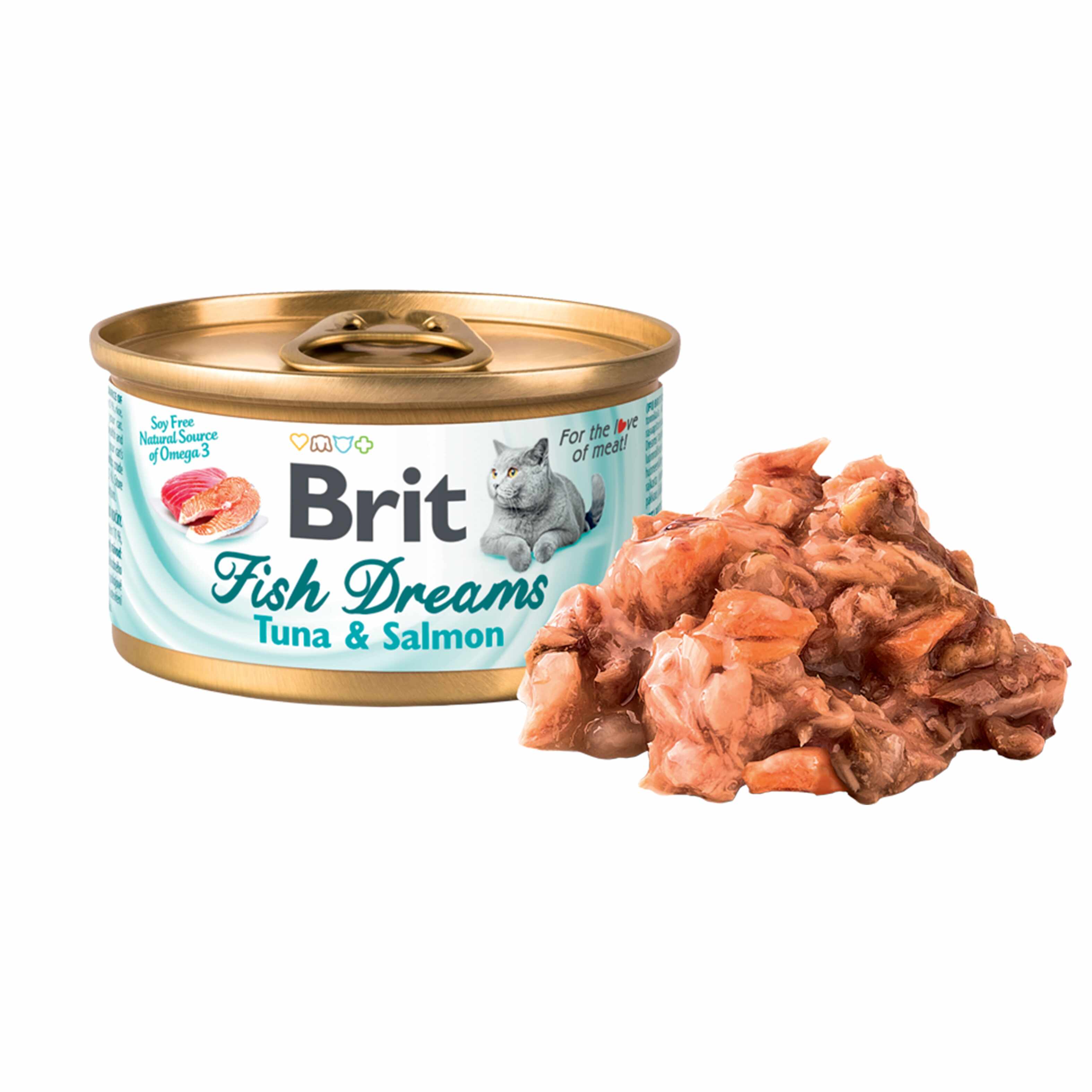 Brit Fish Dreams Tuna and Salmon, 80 g