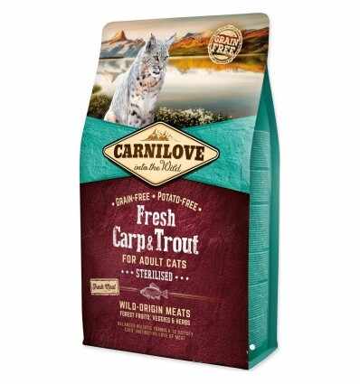 Carnilove Fresh Carp & Trout Sterilised For Adult Cats, 2 kg