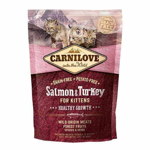 Carnilove Salmon and Turkey for Kittens-Healthy Growth, 400 g