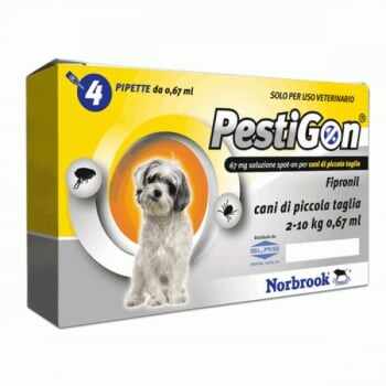 Pestigon Dog S, 2-10 kg, 4 pipete