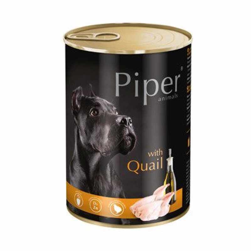 Piper Adult, carne de prepelita, 400 g