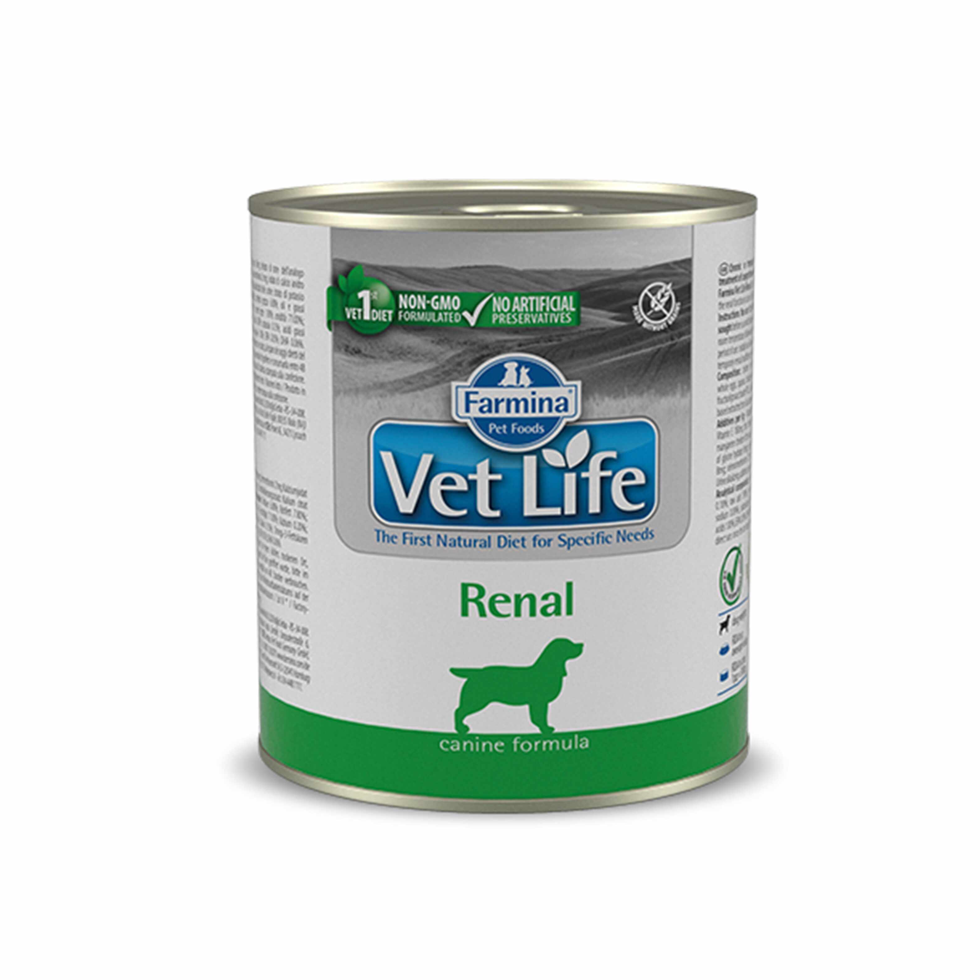 Vet Life Natural Diet Dog Renal, 300 g