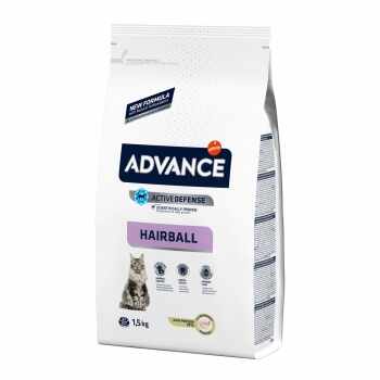 Advance Cat Adult Hairball Curcan si Orez 1.5 kg