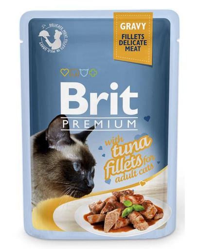 BRIT Premium Cat Fillets in Gravy ton 85 g