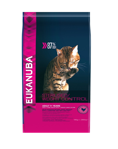 EUKANUBA Cat Veterinary Diets Dryweight Diabetic Control Adult All Breeds 10 kg