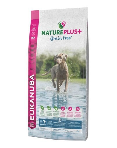 EUKANUBA Nature Plus+ Puppy Grain Free Salmon 2,3 kg