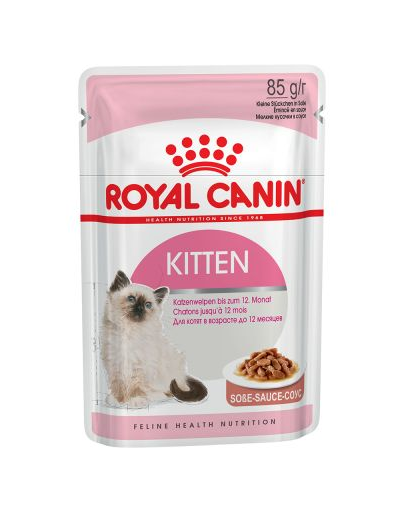 Royal Canin Kitten Instinctive In Gravy hrana umeda in sos pentru pisica, 12 x 85 g 