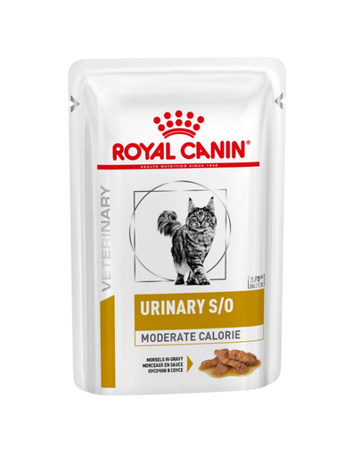 ROYAL CANIN Veterinary Diet Feline Urinary S/O Moderate Calorie 12x100 g