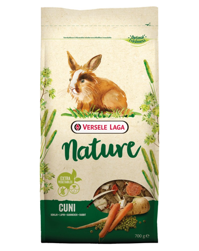 VERSELE-LAGA Cuni Nature - hrană pentru iepuri și iepuri pitici 700 g