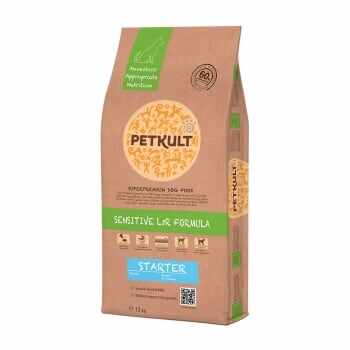 PETKULT Sensitive L&R Starter, Miel şi Orez, hrană uscată câini, 2kg