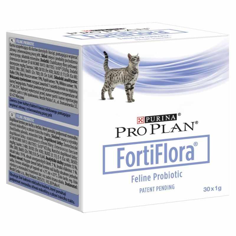 Purina Pro Plan Veterinary Diets Feline FortiFlora, 30 x 1 g