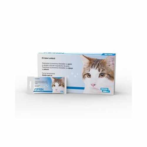 Solutie antiparazitara, Fiprin Spot Cat, 3 x 0,5 ml