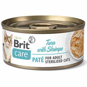 Brit Care Cat Sterilized Tuna Pate With Shrimps 70 g