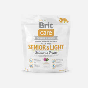 Brit Care Grain-free Senior and Light Salmon and Potato 1 kg