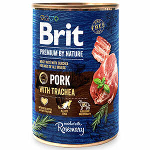 Brit Premium by Nature Pork with Trachea 400 g conserva
